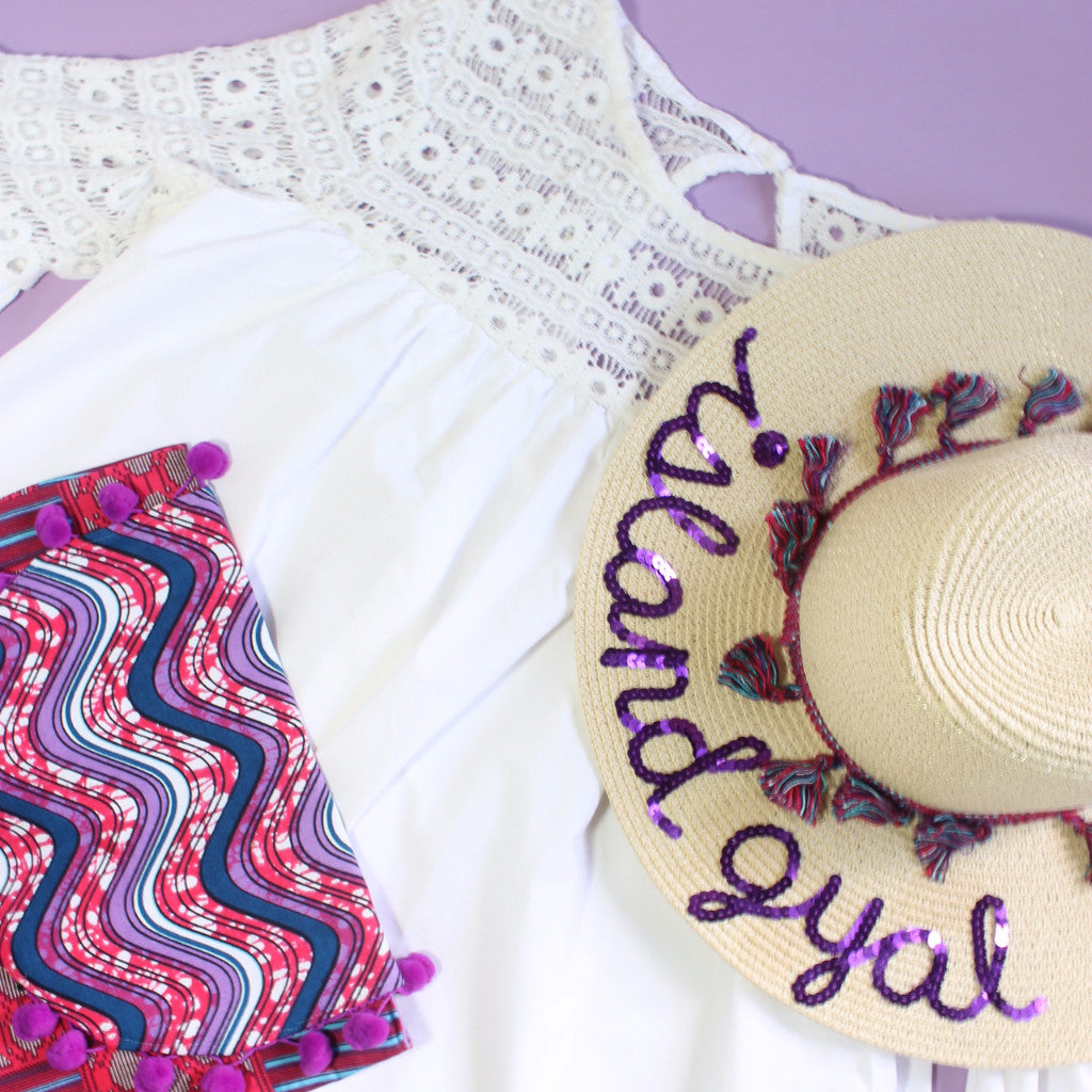 Island Gyal Wide Brim Fedora