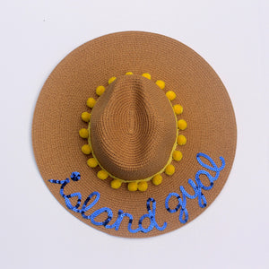 Island Gyal Wide Brim Fedora