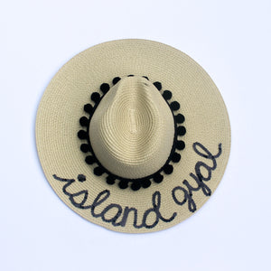 Island Gyal Wide Brim Fedora