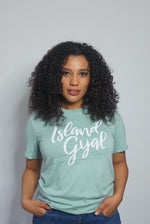 Load image into Gallery viewer, Island Gyal Script Tee
