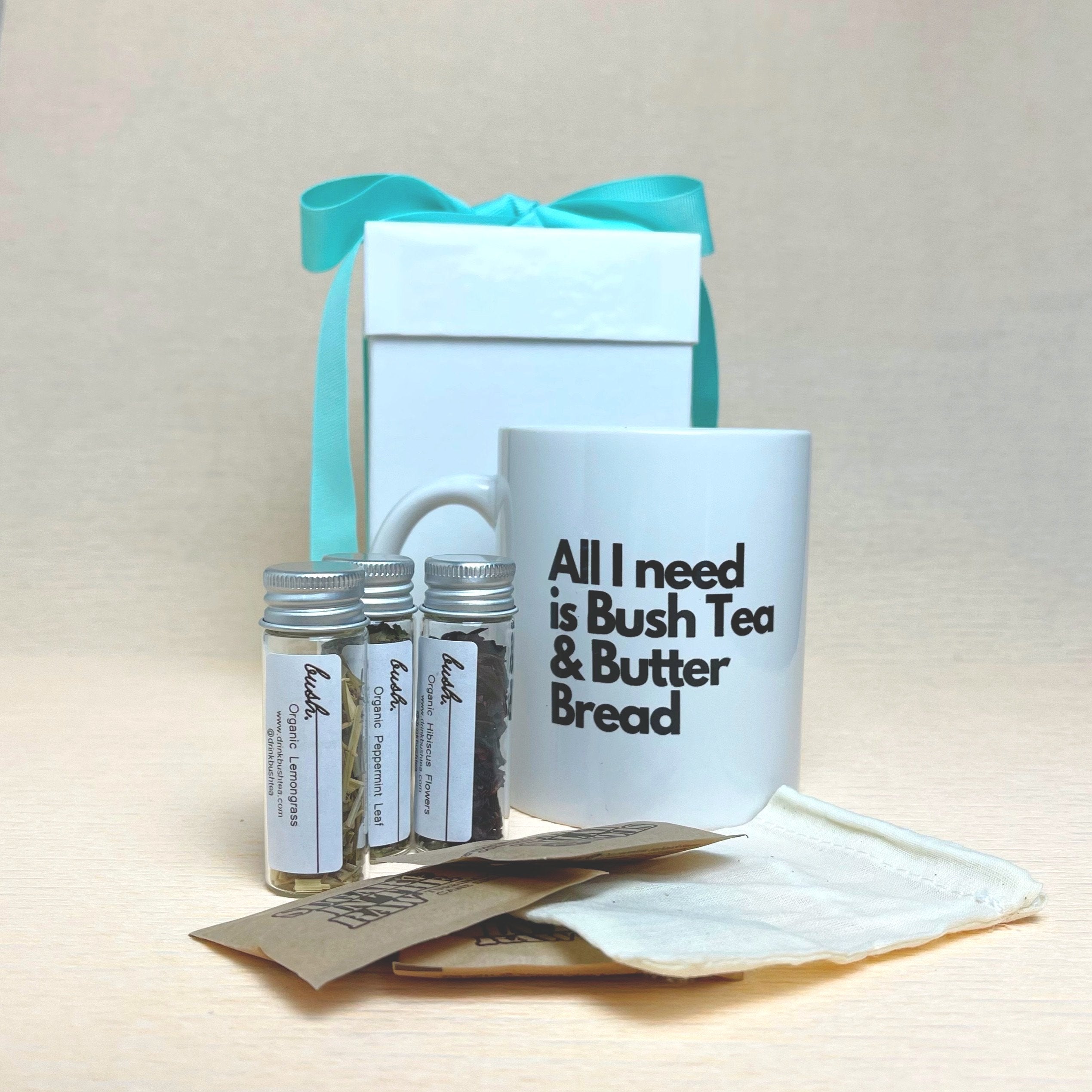 Bush Tea and Butter Bread Mug Gift Set