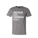 Load image into Gallery viewer, American Born Caribbean Raised Adult Tshirt
