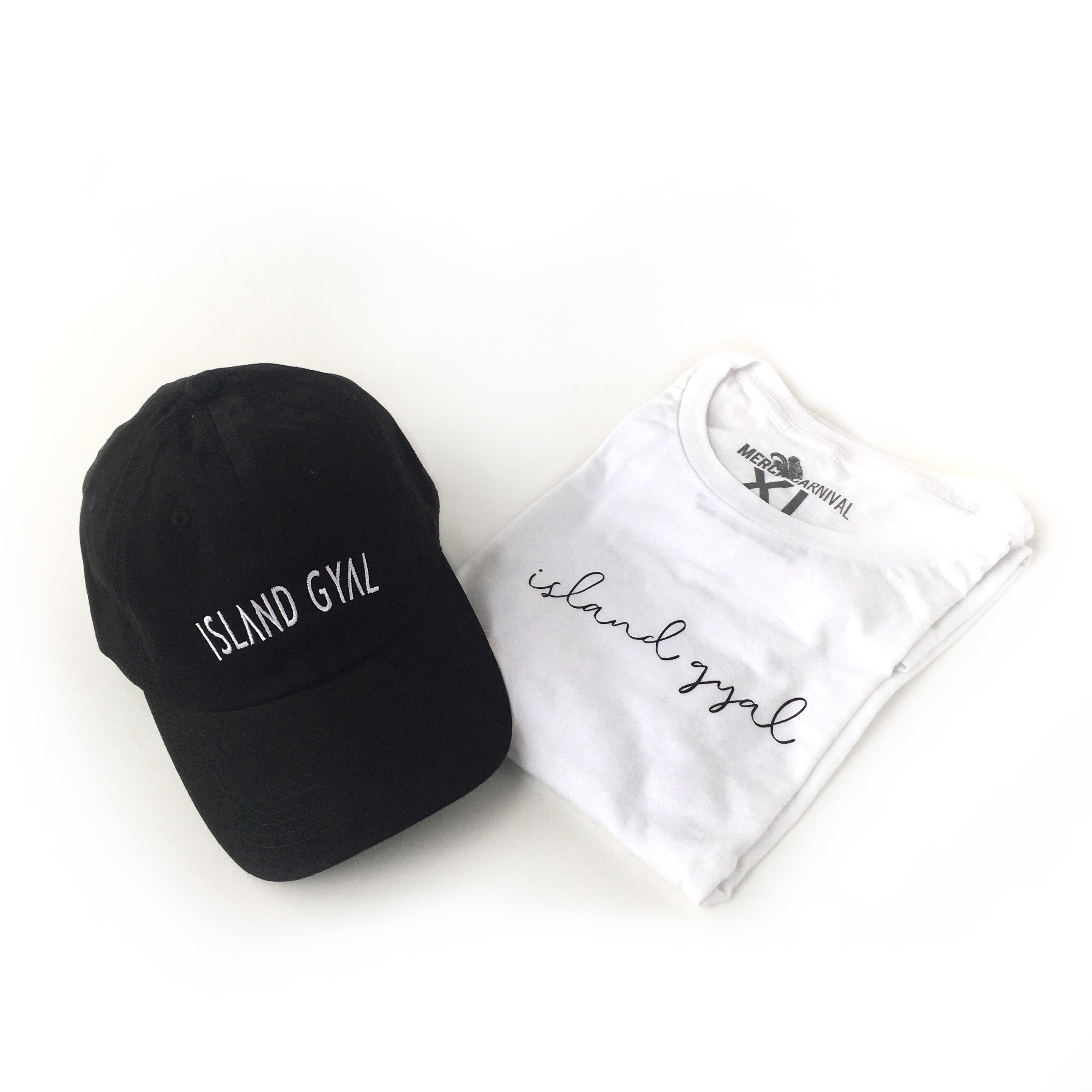 Island Gyal Simple Tee and Hat Gift Set